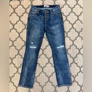 CAbi ~ Button Fly Straight Leg Jeans